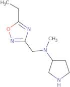 N-[(5-Ethyl-1,2,4-oxadiazol-3-yl)methyl]-N-methylpyrrolidin-3-amine
