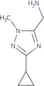 (3-Cyclopropyl-1-methyl-1H-1,2,4-triazol-5-yl)methanamine