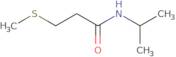 3-(Methylsulfanyl)-N-(propan-2-yl)propanamide