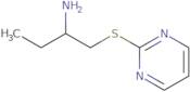 1-(Pyrimidin-2-ylsulfanyl)butan-2-amine