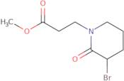 Methyl 3-(3-bromo-2-oxopiperidin-1-yl)propanoate