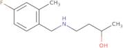 4-[(4-Fluoro-2-methylphenyl)methylamino]butan-2-ol