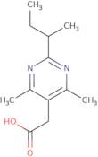 2-(2-Butan-2-yl-4,6-dimethylpyrimidin-5-yl)acetic acid