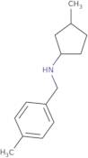 3-Methyl-N-[(4-methylphenyl)methyl]cyclopentan-1-amine