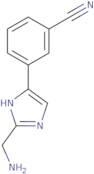 3-[2-(Aminomethyl)-1H-imidazol-5-yl]benzonitrile