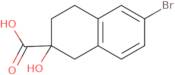 6-Bromo-2-hydroxy-1,2,3,4-tetrahydronaphthalene-2-carboxylic acid