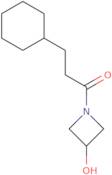 3-Cyclohexyl-1-(3-hydroxyazetidin-1-yl)propan-1-one