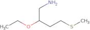 2-Ethoxy-4-(methylsulfanyl)butan-1-amine