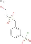 3-[(2-Methoxyethanesulfonyl)methyl]benzene-1-sulfonyl chloride