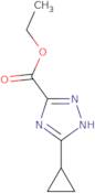 Ethyl 5-cyclopropyl-1H-1,2,4-triazole-3-carboxylate