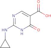 2-(Cyclopropylamino)-6-oxo-1,6-dihydropyrimidine-5-carboxylicacid