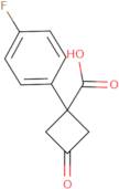 1-(4-Fluorophenyl)-3-oxocyclobutane-1-carboxylic acid