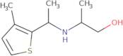 2-{[1-(3-Methylthiophen-2-yl)ethyl]amino}propan-1-ol