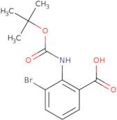 3-Bromo-2-([(tert-butoxy)carbonyl]amino)benzoic acid