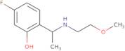 5-Fluoro-2-{1-[(2-methoxyethyl)amino]ethyl}phenol