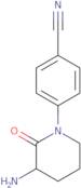 4-(3-Amino-2-oxopiperidin-1-yl)benzonitrile