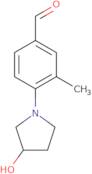 4-(3-Hydroxypyrrolidin-1-yl)-3-methylbenzaldehyde