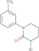 3-Bromo-1-(3-methylphenyl)piperidin-2-one