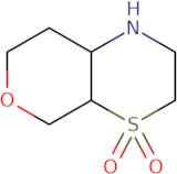 1,2,3,4a,5,7,8,8a-Octahydropyrano[3,4-b][1,4]thiazine 4,4-dioxide