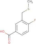 4-Fluoro-3-[(methylsulfanyl)methyl]benzoic acid