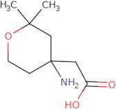 2-(4-Amino-2,2-dimethyloxan-4-yl)acetic acid