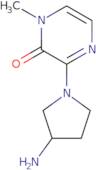 3-(3-Aminopyrrolidin-1-yl)-1-methylpyrazin-2(1H)-one