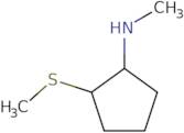 N-Methyl-2-(methylsulfanyl)cyclopentan-1-amine