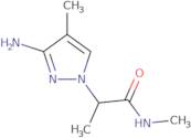 2-(3-Amino-4-methyl-1H-pyrazol-1-yl)-N-methylpropanamide