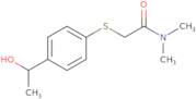 2-{[4-(1-Hydroxyethyl)phenyl]sulfanyl}-N,N-dimethylacetamide