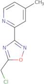 2-[5-(Chloromethyl)-1,2,4-oxadiazol-3-yl]-4-methylpyridine