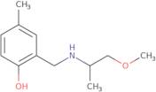 2-[(1-Methoxypropan-2-ylamino)methyl]-4-methylphenol