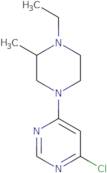 4-Chloro-6-(4-ethyl-3-methylpiperazin-1-yl)pyrimidine