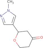 2-(1-Methyl-1H-pyrazol-4-yl)oxan-4-one