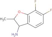 6,7-Difluoro-2-methyl-2,3-dihydro-1-benzofuran-3-amine