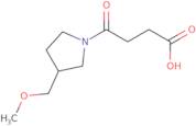 4-[3-(Methoxymethyl)pyrrolidin-1-yl]-4-oxobutanoic acid