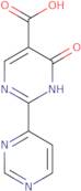 6-Oxo-2-(pyrimidin-4-yl)-1,6-dihydropyrimidine-5-carboxylic acid