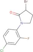 3-Bromo-1-(4-chloro-2-fluorophenyl)pyrrolidin-2-one