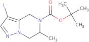 tert-Butyl 3-iodo-6-methyl-4H,5H,6H,7H-pyrazolo[1,5-a]pyrazine-5-carboxylate