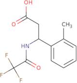 3-(2-Methylphenyl)-3-(2,2,2-trifluoroacetamido)propanoic acid