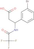 3-(3-Bromophenyl)-3-[(2,2,2-trifluoroacetyl)amino]propanoic acid