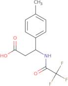 3-(4-Methylphenyl)-3-[(2,2,2-trifluoroacetyl)amino]propanoic acid