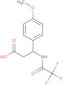 3-(4-Methoxyphenyl)-3-[(2,2,2-trifluoroacetyl)amino]propanoic acid