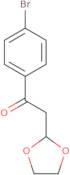 1-(4-Bromo-phenyl)-2-(1,3-dioxolan-2-yl)-ethanone