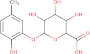 2-Hydroxy-5-methylphenyl beta-D-glucopyranosiduronic acid