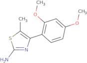 4-(2,4-Dimethoxyphenyl)-5-methyl-1,3-thiazol-2-amine