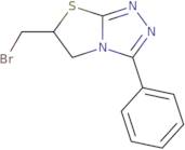 6-(Bromomethyl)-3-phenyl-5H,6H-[1,2,4]triazolo[3,4-b][1,3]thiazole