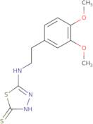 5-{[2-(3,4-Dimethoxyphenyl)ethyl]amino}-1,3,4-thiadiazole-2-thiol