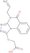 2-{[5-Oxo-4-(prop-2-en-1-yl)-4H,5H-[1,2,4]triazolo[4,3-a]quinazolin-1-yl]sulfanyl}acetic acid