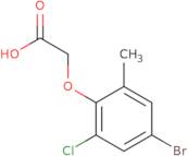 2-(4-Bromo-2-chloro-6-methylphenoxy)acetic acid