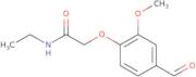 N-Ethyl-2-(4-formyl-2-methoxyphenoxy)acetamide